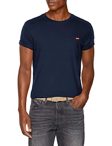 Levi's SS Original Hm tee Camiseta, Cotton + Patch Dress Blues, XL para Hombre