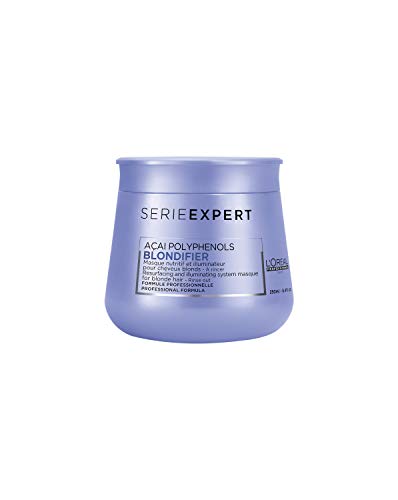 L'Oréal Professionnel - Mascarilla Blondifier Restauradora e Iluminadora para todos los Cabellos Rubios - 250 ml