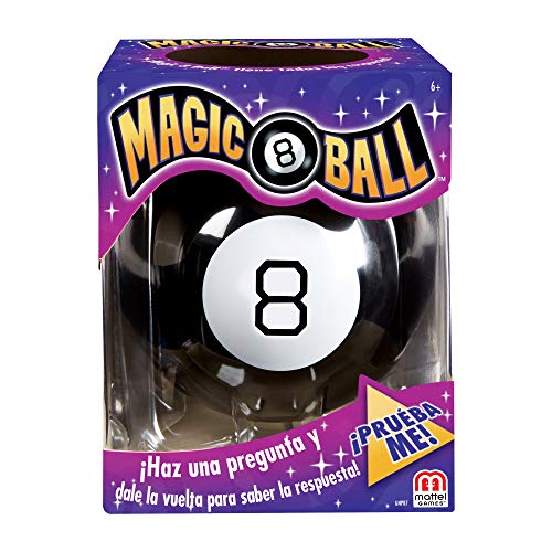 Mattel Games - Magic 8 Ball Juego de Bola Mágica, Juego de Mesa Infantil (Mattel GNP87)