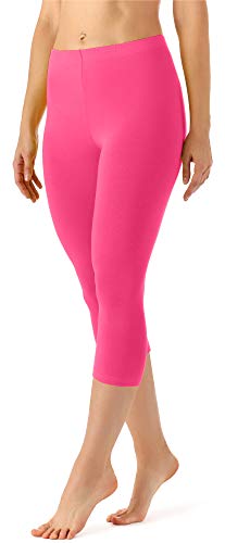 Merry Style Leggins 3/4 Mallas Deportivas Mujer MS10-144 (Rosa, M)