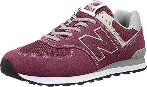 New Balance Hombre 574v2-core Trainers Zapatillas, Rojo (Burgundy), 41.5 EU