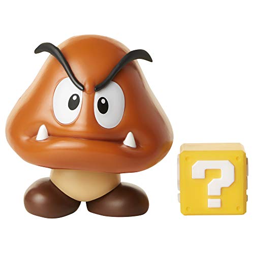 Nintendo - Figura Goomba con Coin, 10 cm