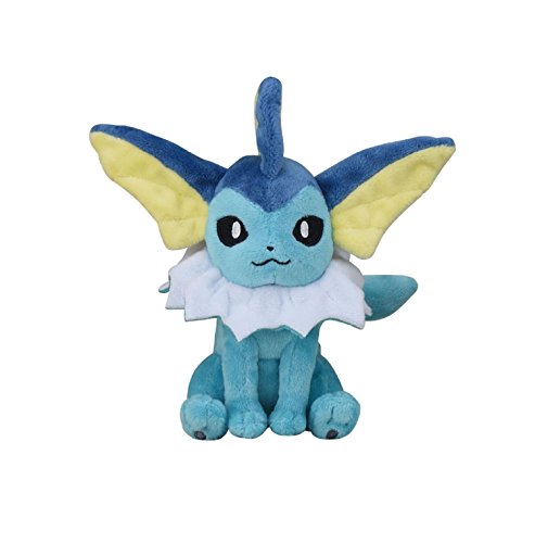 Pokèmon Center Original Fit Vaporeon Aquali Aquana Plush Peluche Plüschtier