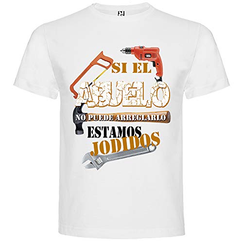 SI EL Abuelo NO Puede (XL, Blanco)