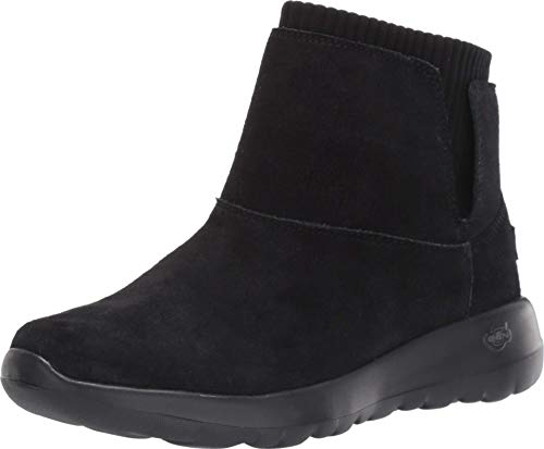 Skechers On-the-go Joy Botines Mujer, Negro (Black/Gray Suede/Textile Bkgy), 37 EU (4 UK)