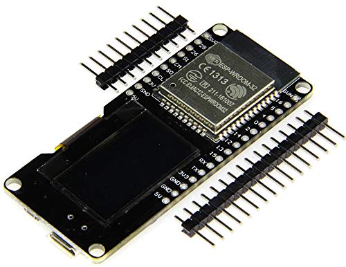 TECNOIOT ESP32 OLED WeMOS Development Board WiFi+Bluetooth ESP-WROOM-32 ESP-32 ESP-32S |ESP32 OLED WeMOS Junta de Desarrollo WiFi + Bluetooth ESP-WROOM-32 ESP-32 ESP-32S