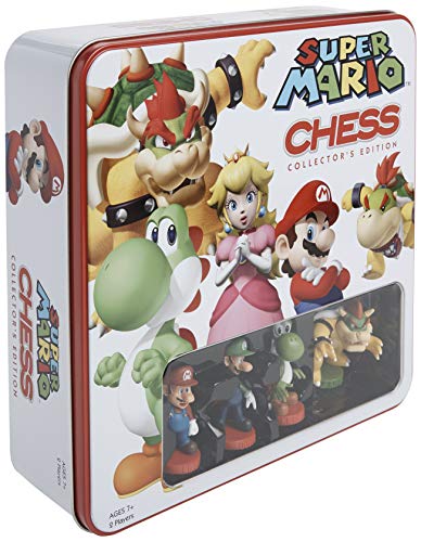 Universal Trends - Super Mario Chess - Ajedrez con figuras de Super Mario - Juego ajedrez Súper Mario 3D Edición Deluxe - - Idioma en Inglés