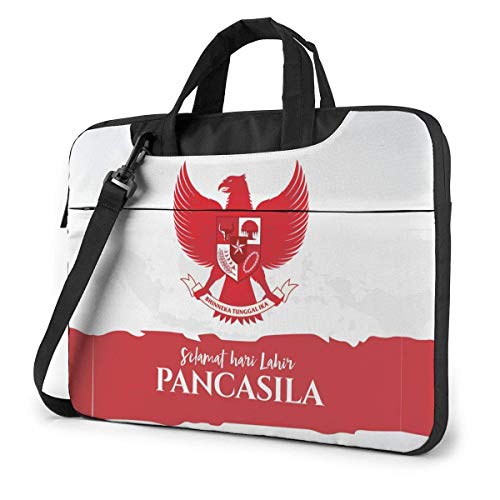 Adultos Estudiante Bolsa para computadora portátil Funda Protectora para computadora portátil Funda Protectora Bolso Armiger República de Indonesia