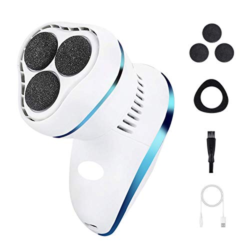 Afaneep Lima Electrica Pies, Pedicura Lima Pies USB Recargable con 3 Diamond Rodillos 2 Velocidades Impermeable Lima Pedicur Elimina Fácilmente Callos y Piel