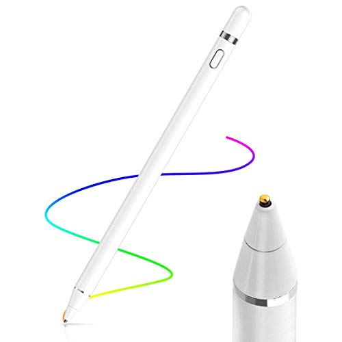 AICase Stylus Pen Universal de la Pantalla táctil de la Pluma capacitiva,Punta 1.45mm,10 Horas de Juego y 30 Dias de Tiempo de Espera,Stylus Recargable para Cualquier Pantalla táctil