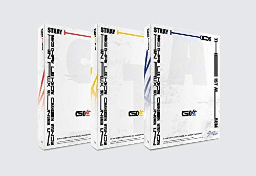 Álbum GO生 (Vol. 1) de Stray Kids, estándar, álbum + pedido anticipado + póster plegado + set de fotografías adicional (Juego A+B+C) -