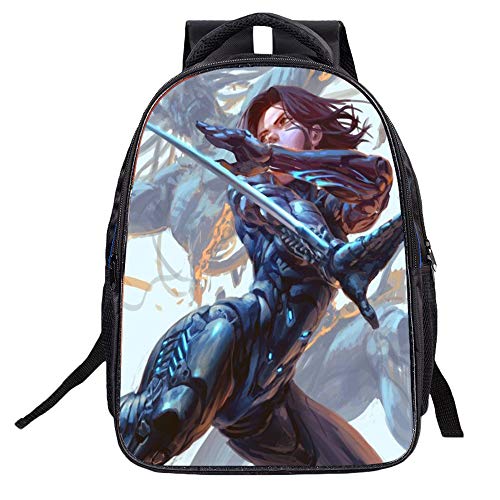 Alita Battle Angel Mochila de Ordenador Ligera de Modelos explosivos de Moda Casual Niños (Color : A07, Size : 40 X 30 X 16cm)