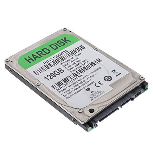 Almencla Disco Duro Mecanico HDD 250GB SATA 2 8M Unidad de Disco Duro Interna de Alto Rendimiento para Computadora - 120GB