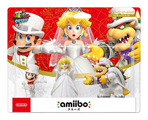 Amiibo Triple Wedding Set (Mario/Peach/Koopa, ver. Japan Import, Super Mario Series) [video game]