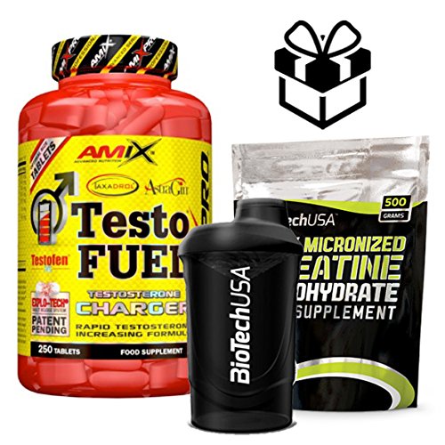 Amix Pro TestoFUEL - Testo F-200 250 tabs + Regalo Creatina 500grs y Mezclador