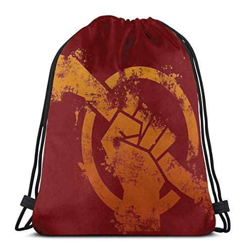 AOOEDM Red Faction Guerrilla Sport Mochila con cordón Mochila Bolsa de gimnasio Saco