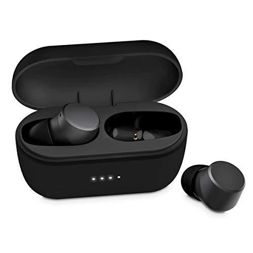 Atlantis Smartix TWS Auriculares Inalámbricos Bluetooth 5.0 Modelo T2, SM60-T2-B, Negro