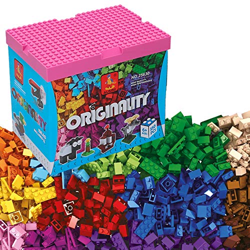 Ausini-Juego de construcción Originality, Cubo con 350 Piezas, (Colorbaby 44652)