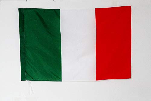 AZ FLAG Bandera Nacional DE Carrera Italia 90x60cm para Palo - Bandera Italiana 60 x 90 cm