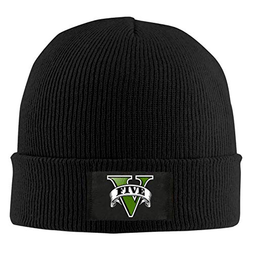 baoan Gorro de punto GTA V Gr-and-The-Ft Auto Five Gorros para Unisex Skull Cap