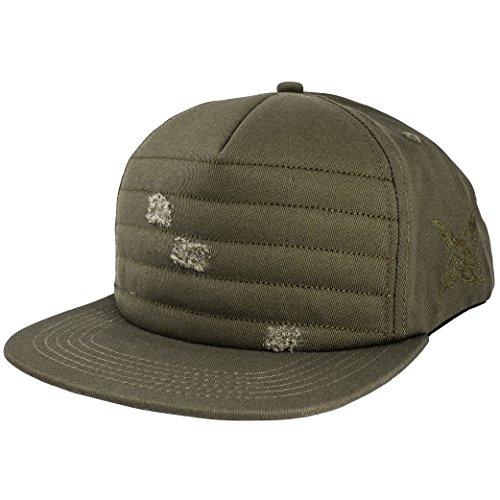 Blackskies Raider Vol. II Gorra de béisbol Unisex Verde Oliva Gorra de béisbol destruida Estilo Acolchado