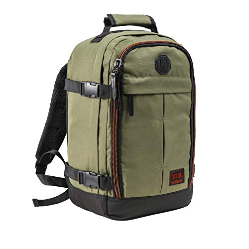 Cabin Max Metz Ryanair Mochila de Cabina para Equipaje de Mano bajo el Asiento (Vintage Khaki) 20L 40x25x20cm