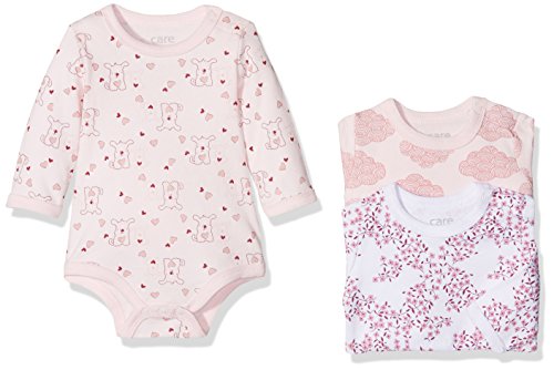 Care Bali Body Bebé-Niñas, pack de 3, Multicolor (Dusty rose 505), 9 Meses / 74 cm