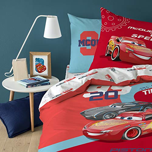 Cars Juego de Cama, Rojo, 140 x 200 cm