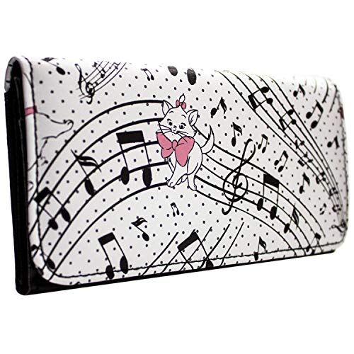 Cartera de Aristocats Marie en Notas Musicales Blanco