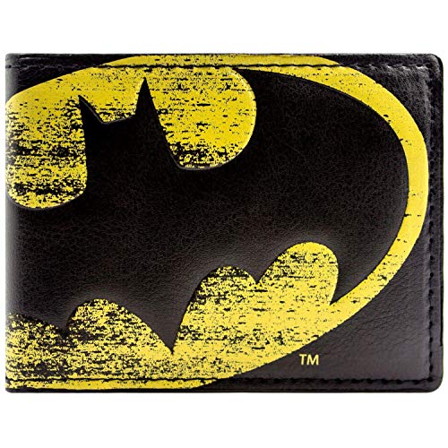 Cartera de DC Comics Batman Símbolo de la luz Negro