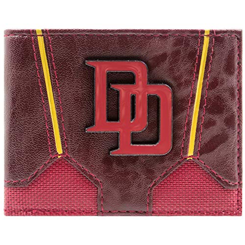 Cartera de Marvel Daredevil héroe del Emblema marrón