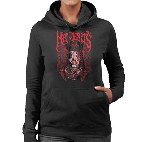 Cloud City 7 Nemesis Gothic Text Resident Evil Women's Hooded Sweatshirt