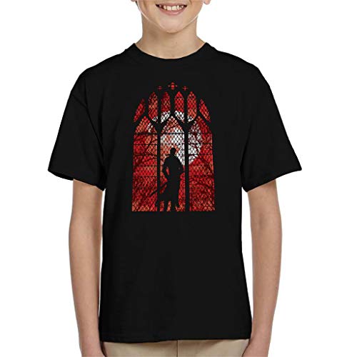 Cloud City 7 The Protagonist Dante Window Silhouette Devil May Cry Kid's T-Shirt