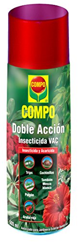 Compo Aerosol Doble Acción Insecticida y acaricida, para jardinería Exterior doméstica, 500 ml