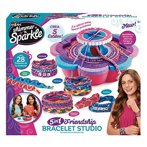 Cra-Z-Art - Estudio de pulseras 5 en 1 Shimmer'n Sparkle(46290)