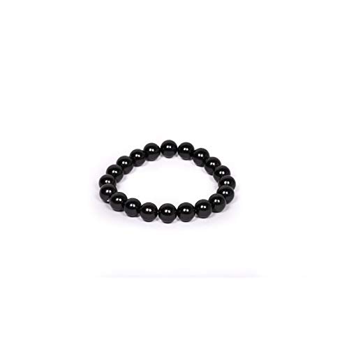 Cristal Atlante Shungita. Pulsera Shungite 6 mm. Beneficios: Alivia Dolores, trasmuta Las energías acumuladas Que generan Dolor. Recargador energético. Bloqueador.