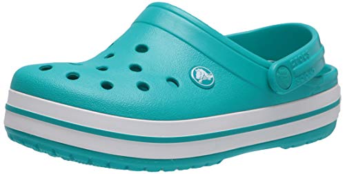 Crocs Crocband, Zuecos Unisex Adulto, color Latigo Bay/White, talla 38-39