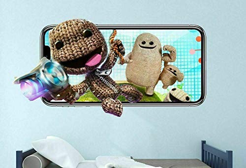 CSCH Pegatinas de pared Adhesivos de pared de vinilo personalizados Little Big Planet para niños