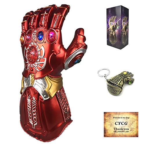 CYCG Máscara de látex Marvel Avengers Thanos Infinity Gauntlet