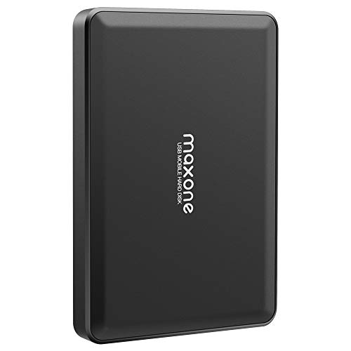 Disco Duro Externo Portátil 160GB - 2.5" USB 3.0 HDD Memoria Externa para PC, MacBook, Laptop, Smart TV, Chromebook, Wii U(Black)