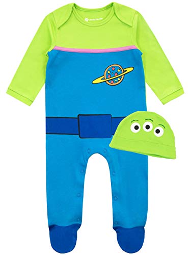 Disney Conjunto de Pijama Entera y Gorro para Niños Bebés Toy Story Multicolor 3-6 Meses