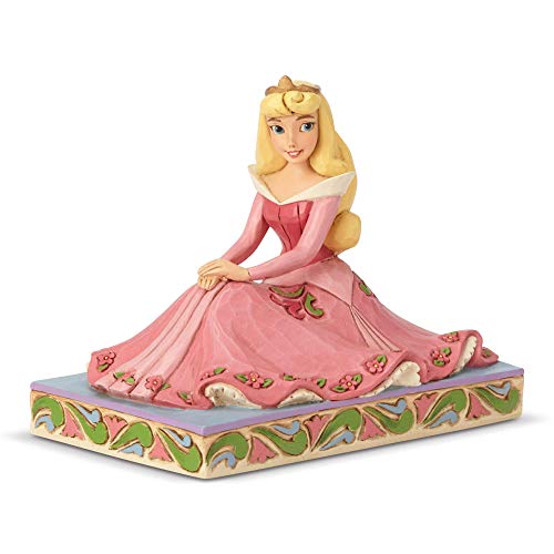 Disney Tradition by Jim Shore Aurora Personality Pose Figura, Resina, Multicolor, 9 cm