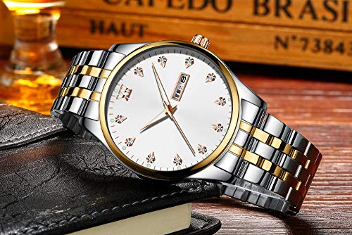 Eantpure Business Deporte Reloj,Moda y Ocio, Simplicidad empresarial, Relojes con Descuento para Hombres, Relojes Impermeables-E,Negocios Impermeable Relojes