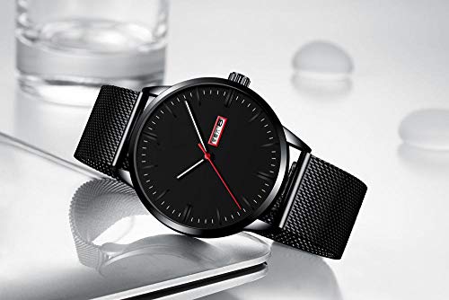 Eantpure Business Deporte Reloj,Moda y Ocio, Simplicidad empresarial, Relojes con Descuento para Hombres, Relojes Impermeables-F,Negocios Impermeable Relojes