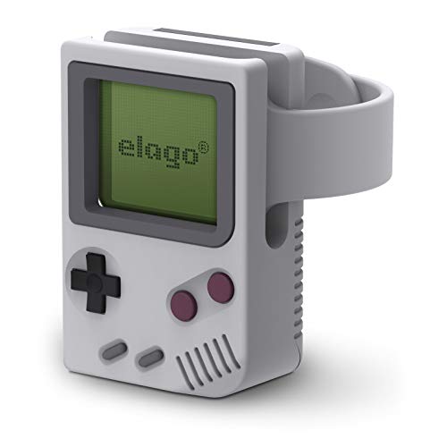elago W5 Soporte Compatible con Apple Watch Series 6, SE (2020), 5, 4, 3, 2, 1 / 44mm, 42mm, 40mm, 38mm y el Modo de Nightstand (Gris Claro)