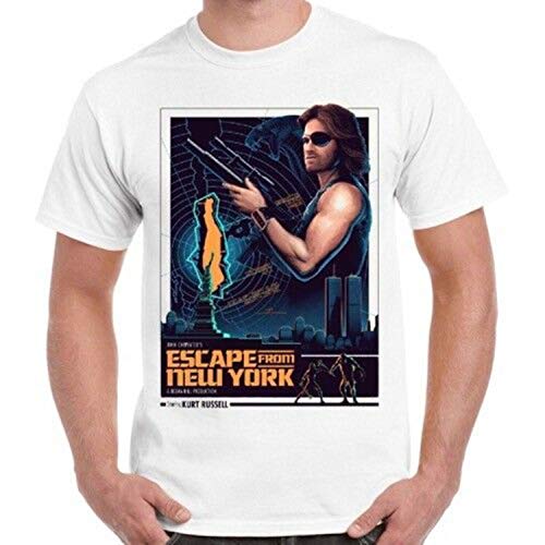 Escape from New York 80s Snake Classic Action Film Cool Retro T Shirt,Men (Unisex),L