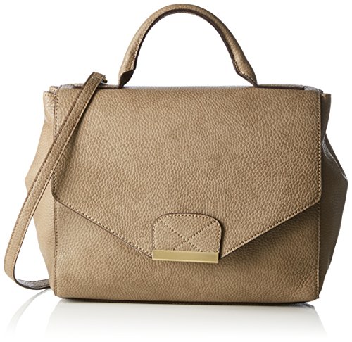 ESPRIT mit praktischem Innenleben, Bolso Bolera para Mujer, Beige (250 Khaki Beige), 12x24x29 cm (B x H x T)