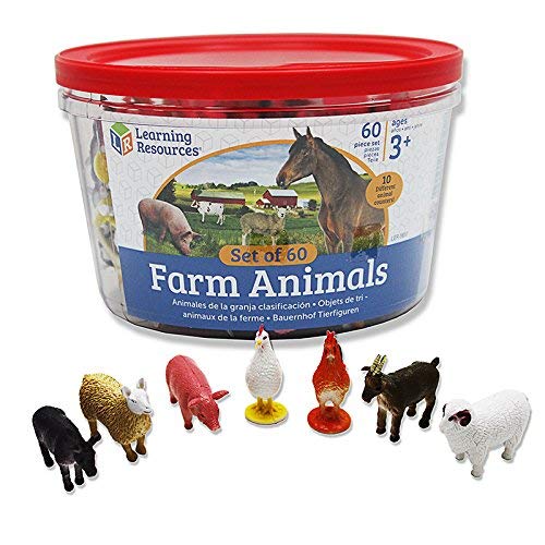 Figuras de animales de la granja de Learning Resources , color/modelo surtido