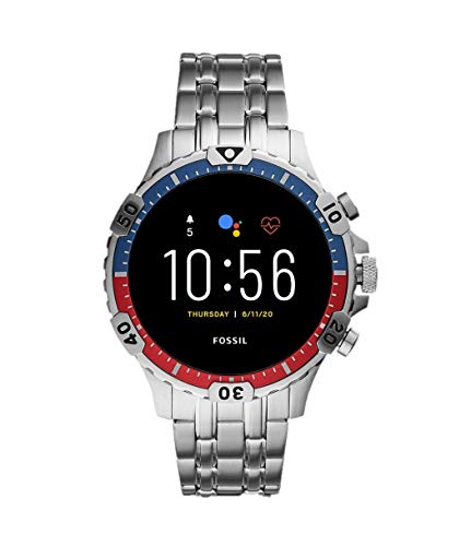 Fossil Smartwatch Pantalla táctil para Hombre de Connected con Correa en Acero Inoxidable FTW4040