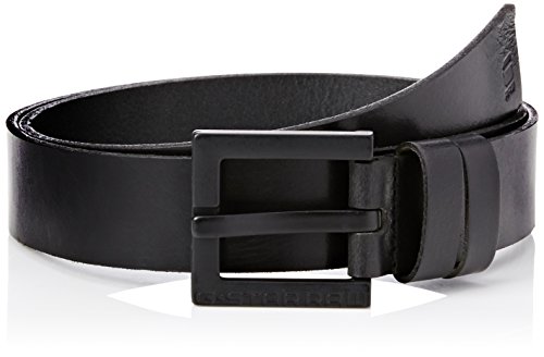 G-STAR RAW Duko Belt Cinturón, Negro (Black/Black 406), 95 para Hombre